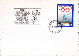 1969-POLONIA Spartachiadi Finale Wroclaw (2.9) Annullo Speciale Su Cartolina Aff - Briefe U. Dokumente