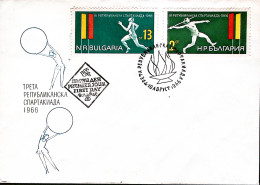 1966-Bulgaria 3^ Spartachiadi Serie Cpl. Fdc - FDC