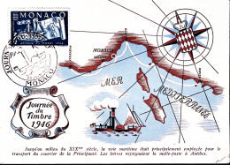 1946-MONACO Giornata Del Francobollo Fdc - FDC