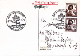 1937-Germania Raduno Automobilistico E Motoristico/ Berlino (6.3) Annullo Specia - Lettres & Documents