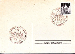1950-Germania OCC. Circuito Hockenheim (14.5) Annullo Speciale - Brieven En Documenten