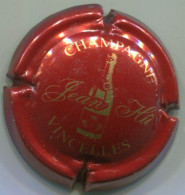 CAPSULE-CHAMPAGNE HU Jean N°02 Bordeaux & Or - Autres & Non Classés