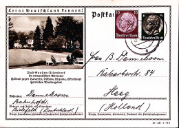 1939-GERMANIA REICH CP P.6 Bad Sooden-Allendorf, Viaggiata Per L'Olanda - Lettres & Documents
