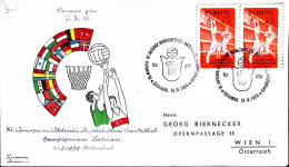 1954-TURCHIA XI Campion. Europeo Pallacanestro/Istanbul Ann. Spec. (21.5) Su Bus - Covers & Documents