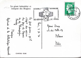 1970-Francia Diventate Infermiere Negli Ospedali Di Parigi Annullo Meccanico (8. - Lettres & Documents