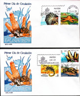 1979-SPAGNA FAUNA Serie Cpl. (2173/7) Su Due Fdc - FDC