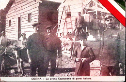 1912-DERNA La Prima Capitaneria Di Porto Italiana Viaggiata Posta Militare/IV Di - Libya