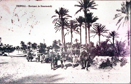 1912-TRIPOLI Di BARBERIA Tondo Riquadrato (11.1) Su Cartolina (Tripoli Environs  - Libië