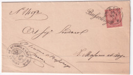 1877-BUSSOLENGO Corsivo Collettoria Su Piego Verona (25.9) - Poststempel