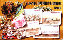 1913-PRESIDIO DI BENGASI Viaggiata Posta Militare/(Bengasi) C.2 (3.3) - War 1914-18