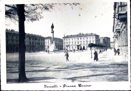 1944-VERCELLI Piazza Torino Viaggiata (7.4) Non Affrancata E Tassata (il Segnata - Vercelli