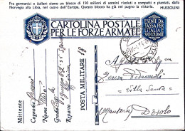 1941-Posta Militare/Nro 18 C.2 (12.3) Su Cartolina Franchigia Fori Spillo - Guerre 1939-45