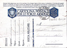 1941-Posta Militare/Nro 88 C.2 (22.8) Su Cartolina Franchigia (fronte Russo) Pie - Weltkrieg 1939-45