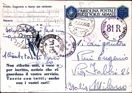 1943-Posta Militare/N 16 (5.6) Su Cartolina Franchigia - War 1939-45