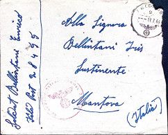 1944-FELDPOST/g (17.7) Su Busta Manoscritto FP 28455 Da Italiano Arruolato Eserc - War 1939-45
