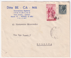 1960-Anno Rifugiato Lire 25 + Siracusana Lire 5 (762+880) Su Busta - 1946-60: Poststempel
