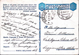 1943-Posta Militare/N 162 C.2 (15.6) Su Cartolina Franchigia Piega Verticale For - Guerre 1939-45