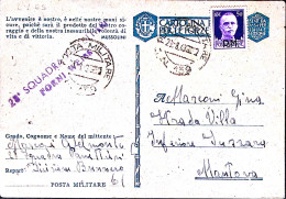 1943-Posta Militare/N 139 C.2 (29.8) Su Cartolina Franchigia Via Aerea Fori Spil - Guerre 1939-45