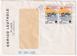 1968-GIORNATA FRANCOBOLLO'67 Coppia (1064) Su Fattura Commerciale - 1961-70: Poststempel
