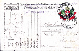 1918-Posta Militare/167 C.2 (22.2) Su Cartolina Franchigia - Guerre 1914-18