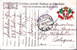 1918-Posta Militare/92 C.2 (9.4) Su Cartolina Franchigia - Guerre 1914-18