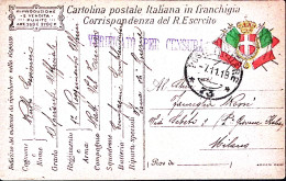 1918-Posta Militare/73 C.2 (7.11) Su Cartolina Franchigia - Guerre 1914-18