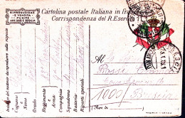 1918-Posta Militare/34^ DIVISIONE C.2 (11.1) Su Cartolina Franchigia - Guerre 1914-18
