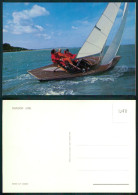 BARCOS SHIP BATEAU PAQUEBOT STEAMER [ BARCOS # 05298 ] - BEKEN OF COWES  DRAGON GB  REGATA - Segelboote