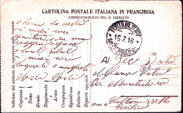 1916-Posta Militare/14^ DIVISIONE C.2 (15.7) Su Cartolina Franchigia Non Ufficia - Guerre 1914-18