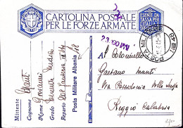 1941-Posta Militare/Nro 48 C.2 (15.8) Su Cartolina Franchigia (Cerruto/Colla Alb - Weltkrieg 1939-45