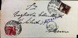 Italy - Repubblica - Democratica Lettera / Cartolina Da Palermo - S7186 - 1946-60: Poststempel