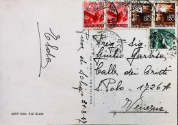 Italy - Repubblica - Democratica Lettera / Cartolina Da Pieve Di Soligo - S7180 - 1946-60: Poststempel