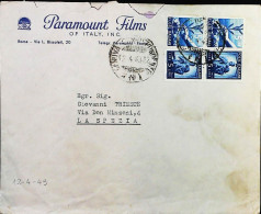 Italy - Repubblica - Democratica Lettera Intestata Paramount Films Da Genova - S7183 - 1946-60: Poststempel