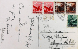 Italy - Repubblica - Democratica Lettera / Cartolina Da Gibilmanna - S7177 - 1946-60: Poststempel