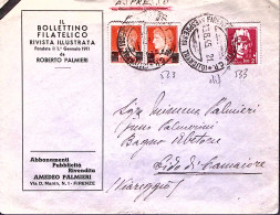 1945-Imperiale Sopr.coppia Lire 2,50/lire 1,75 + Imperiale Lire 2 Su Espresso Fi - Storia Postale