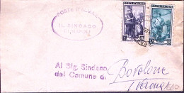 1952-ITALIA LAVORO Lire 1 E 2 Su Piego Napoli (15.9) - 1946-60: Marcophilie