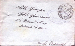 1945-R. Corvetta Flora Manoscritto Al Verso Di Busta Napoli (1.12) - Poststempel