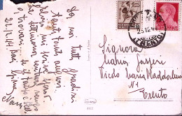 1944-RSI Imperiale C.20 + Monumenti C.30 Su Cartolina Crezzano (23.12) Sciupata  - Poststempel