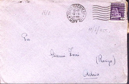 1945-RSI Monumenti Lire 1 Su Busta Milano (12.3) - Poststempel