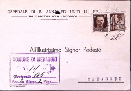 1944-RSI Propaganda C.30 Milizia Su Cartolina Camerlata (11.1) - Poststempel