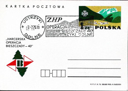 1975-POLONIA Operazione Boy Scout Annullo Speciale Ustrzyki (7.7) Su Cartolina P - Other & Unclassified
