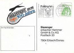 GERMNAY. POSTMARK. AUGSBURG. 1981 - Lettres & Documents