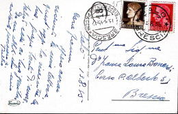 1935-SALO' Imbarcadero Viaggiata (13.8) - Storia Postale