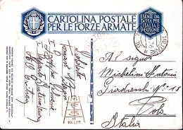 1936-Posta Militare/N 16 C.2 (1.4) Su Cartolina Franchigia - Guerre 1939-45