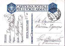 1941-Posta Militare/Nro 56 C.2 (13.4) Su Cartolina Franchigia - War 1939-45