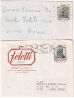 1978-FONTANE 4 EMISSIONE I Tre Valori (1360/2) Isolati Su 3 Buste - 1971-80: Poststempel