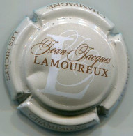 CAPSULE-CHAMPAGNE LAMOUREUX J. J. N°15f Grège Et Blanc - Other & Unclassified