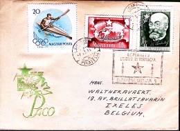 1957-Ungheria Esperanto Per La Pace/Budapest Annullo Speciale (8.6) Su Busta Per - Esperanto