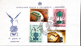 1960-Somalia Anno Mondiale Rifugiato Serie Cpl. Fdc - Somalië (1960-...)