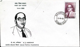 1966-India B.R. Ambedkar Fdc - FDC